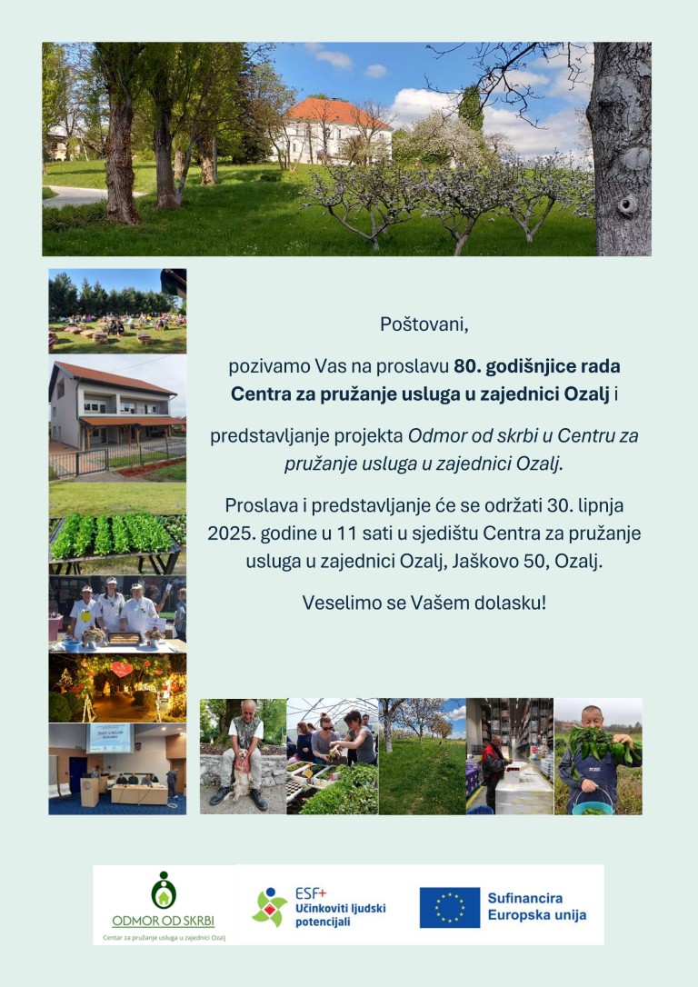 80. godišnjice rada Centra i Odmor od skrbi